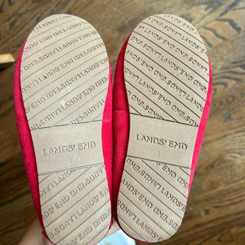 Kids lands end slippers size 1